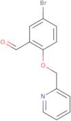 5-Bromo-2-(pyridin-2-ylmethoxy)benzaldehyde