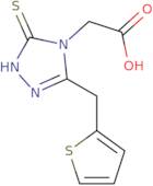 (3-Thiophen-2-ylmethyl-5-thioxo-1,5-dihydro-[1,2,4]triazol-4-yl)-acetic acid