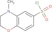4-Methyl-3,4-dihydro-2H-1,4-benzoxazine-6-sulfonyl chloride