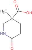 3-Methyl-6-oxopiperidine-3-carboxylic acid