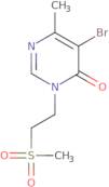 5-Bromo-3-(2-methanesulfonylethyl)-6-methyl-3,4-dihydropyrimidin-4-one