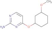 4-[(3-Methoxycyclohexyl)oxy]pyrimidin-2-amine