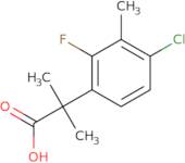 2-(4-Chloro-2-fluoro-3-methylphenyl)-2-methylpropanoic acid