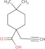 4,4-Dimethyl-1-(prop-2-yn-1-yl)cyclohexane-1-carboxylic acid