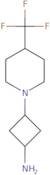 3-[4-(Trifluoromethyl)piperidin-1-yl]cyclobutan-1-amine