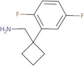 1-(2,5-Difluorophenyl)cyclobutanemethanamine