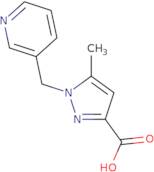 5-Methyl-1-[(pyridin-3-yl)methyl]-1H-pyrazole-3-carboxylic acid