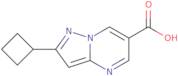 2-Cyclobutylpyrazolo[1,5-a]pyrimidine-6-carboxylic acid