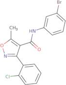 N-(3-bromophenyl)(3-(2-chlorophenyl)-5-methylisoxazol-4-yl)formamide