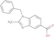 1-Benzyl-2-methylbenzodiazole-5-carboxylic acid