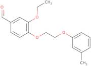 3-Ethoxy-4-[2-(3-methylphenoxy)ethoxy]benzaldehyde