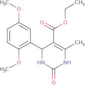 Ethyl 4-(2,5-dimethoxyphenyl)-6-methyl-2-oxo-1,2,3,4-tetrahydro-5-pyrimidinecarboxylate