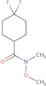 4,4-Difluoro-N-methoxy-N-methylcyclohexanecarboxamide