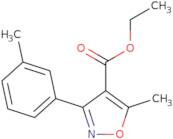 5-Methyl-3-M-tolyl-isoxazole-4-carboxylic acid ethyl ester