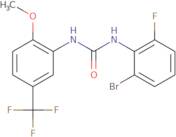 1-(2-bromo-6-fluorophenyl)-3-(2-methoxy-5-(trifluoromethyl)phenyl)urea