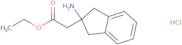 Ethyl 2-(2-amino-2,3-dihydro-1H-inden-2-yl)acetate hydrochloride