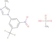 4-Methyl-1-[3-nitro-5-(trifluoromethyl)phenyl]-1H-imidazole methanesulfonic acid