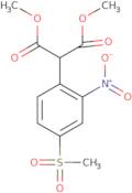 Dimethyl 2-(4-(methylsulfonyl)-2-nitrophenyl)malonate