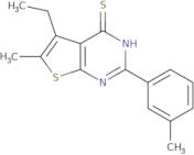 5-Ethyl-6-methyl-2-(M-tolyl)thieno[2,3-d]pyrimidine-4-thiol