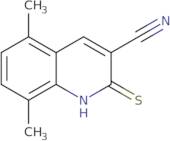 2-Mercapto-5,8-dimethylquinoline-3-carbonitrile