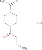 1-(4-Acetyl-piperazin-1-yl)-3-amino-propan-1-one hydrochloride