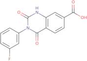 3-(3-Fluorophenyl)-2,4-dioxo-1,2,3,4-tetrahydroquinazoline-7-carboxylicacid