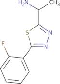 1-[5-(2-Fluorophenyl)-1,3,4-thiadiazol-2-yl]ethan-1-amine