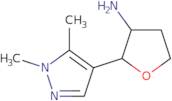 2-(1,5-Dimethyl-1H-pyrazol-4-yl)oxolan-3-amine