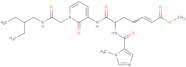 (2E,6S)-7-[[1-[2-[(2-Ethylbutyl)amino]-2-oxoethyl]-1,2-dihydro-2-oxo-3-pyridinyl]amino]-6-[[(1-methyl-1H-imidazol-5-yl)carbonyl]amin o]-7-oxo-2-heptenoic acid methyl ester