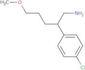 2-(4-Chlorophenyl)-5-methoxypentan-1-amine