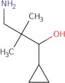 3-Amino-1-cyclopropyl-2,2-dimethylpropan-1-ol