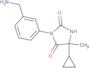 3-[3-(Aminomethyl)phenyl]-5-cyclopropyl-5-methylimidazolidine-2,4-dione