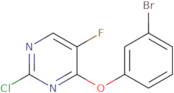 4-(3-Bromophenoxy)-2-chloro-5-fluoropyrimidine