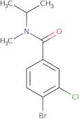 4-Bromo-3-chloro-N-methyl-N-(propan-2-yl)benzamide