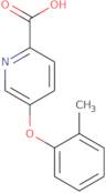 5-(2-Methylphenoxy)pyridine-2-carboxylic acid