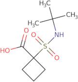 1-(tert-Butylsulfamoyl)cyclobutane-1-carboxylic acid