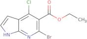 Ethyl 6-bromo-4-chloro-1H-pyrrolo[2,3-b]pyridine-5-carboxylate