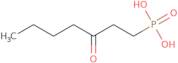 (3-Oxoheptyl)phosphonic acid