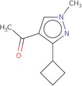 1-(3-Cyclobutyl-1-methyl-1H-pyrazol-4-yl)ethan-1-one