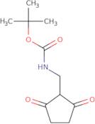 tert-Butyl N-[(2,5-dioxocyclopentyl)methyl]carbamate