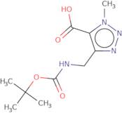 4-({[(tert-Butoxy)carbonyl]amino}methyl)-1-methyl-1H-1,2,3-triazole-5-carboxylic acid