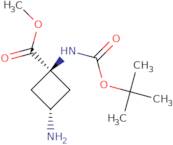 Methyl rac-(1R,3R)-3-amino-1-{[(tert-butoxy)carbonyl]amino}cyclobutane-1-carboxylate