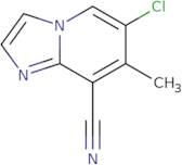 6-Chloro-7-methylimidazo[1,2-a]pyridine-8-carbonitrile