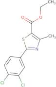 Ethyl 4-methyl-2-(3,4-dichlorophenyl)thiazole-5-carboxylate