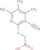 2-[(3-Cyano-4,5,6-trimethylpyridin-2-yl)sulfanyl]acetic acid