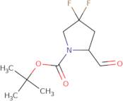 tert-Butyl 4,4-difluoro-2-formylpyrrolidine-1-carboxylate