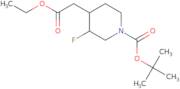 Tert-Butyl 4-(2-Ethoxy-2-Oxoethyl)-3-Fluoropiperidine-1-Carboxylate