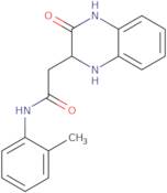 N-(2-Methylphenyl)-2-(3-oxo-1,2,3,4-tetrahydroquinoxalin-2-yl)acetamide