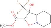 Methyl 3-hydroxy-3-(trifluoromethyl)-hexahydro-2H-[1,2]oxazolo[2,3-a]pyridine-2-carboxylate