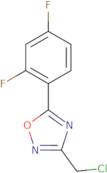 3-(Chloromethyl)-5-(2,4-difluorophenyl)-1,2,4-oxadiazole